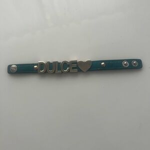 BCBG Teal Bracelet with Silver Accents